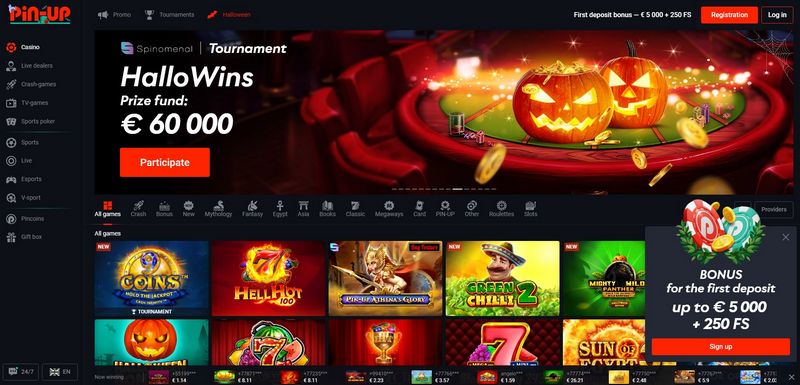 Pinko Casino saytida qanday o'ynashni boshlash kerak
